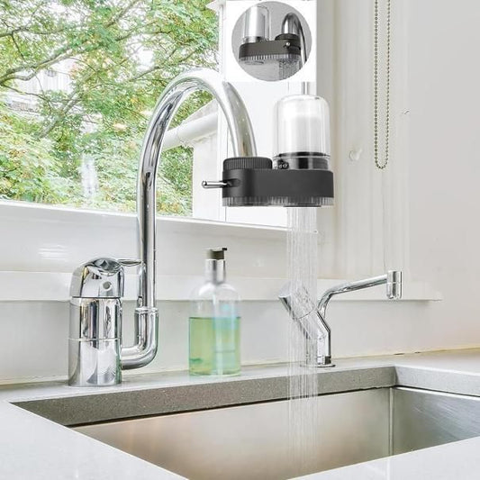 Dual-Spout Kitchen Sink Water Filter