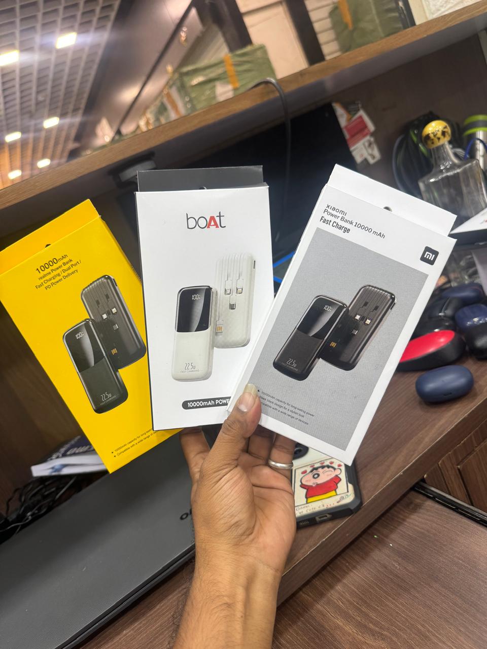 Boat/Realme/Mi Led 10,000Mah Powebank