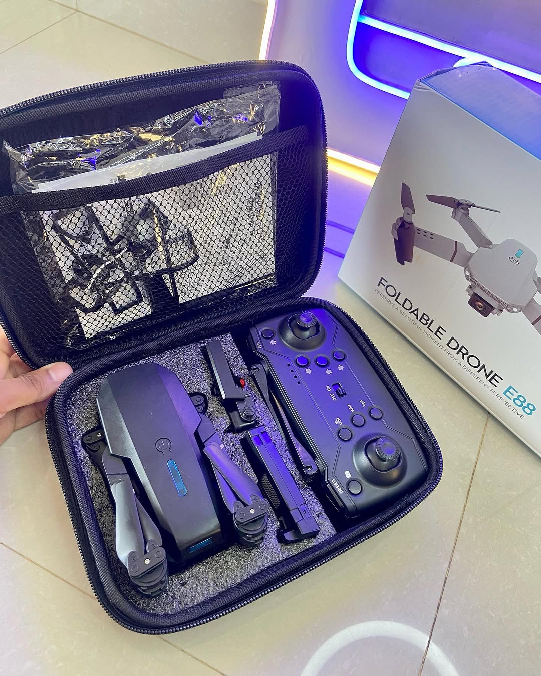 Dual camera drone E88